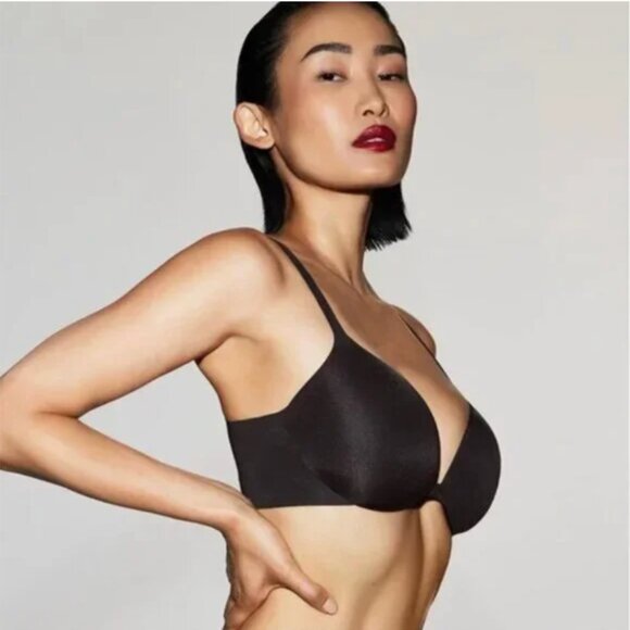 SKIMS NWT ultimate collection push up plunge bra 36B onyx black - Picture 4 of 7